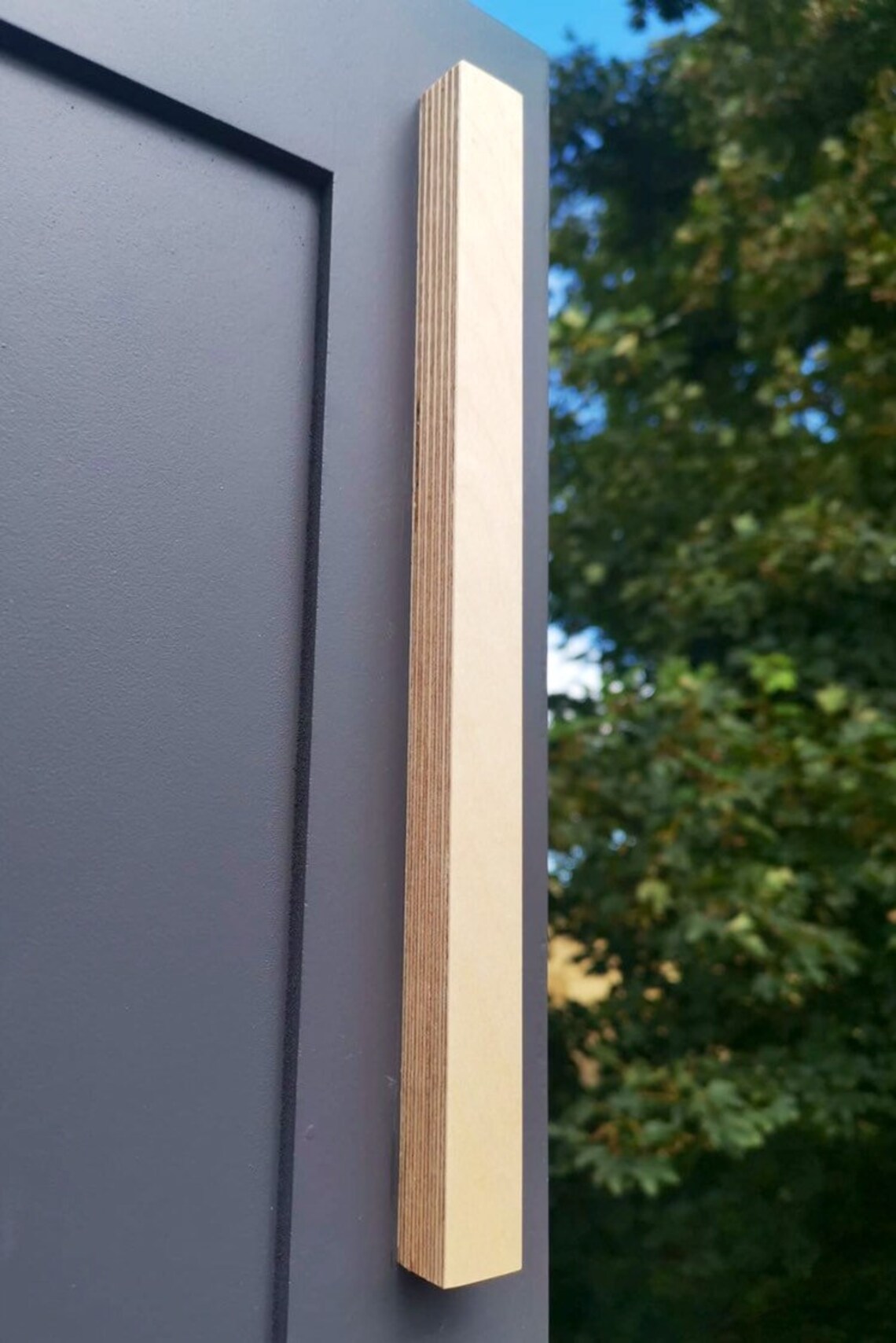 Birch Plywood Handles Kitchen Wardrobe Bathroom Etsy UK