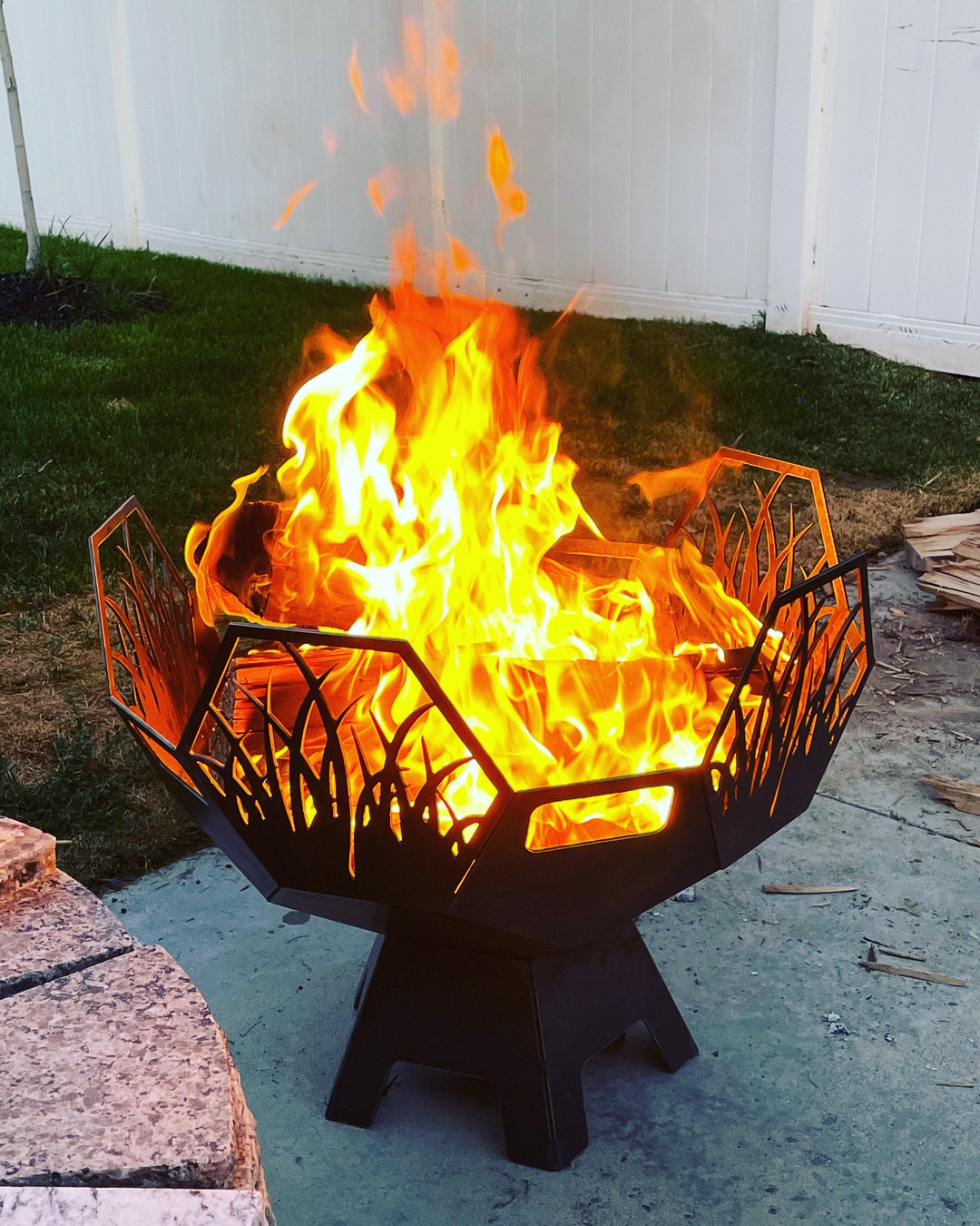 Polygon Fire Pit DXF DOWNLOAD Etsy