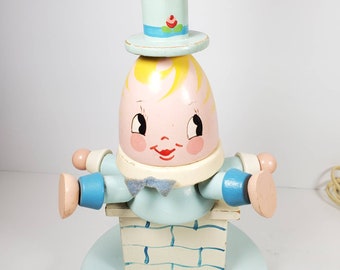 vintage humpty dumpty lamp