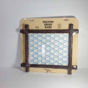 ヴィンテージ ニードルワークフレーム カントリークロスバー ニードルポイントフレーム The New Berlin Co ステッチ用セルフスティックマウントボードフレームキット NOS