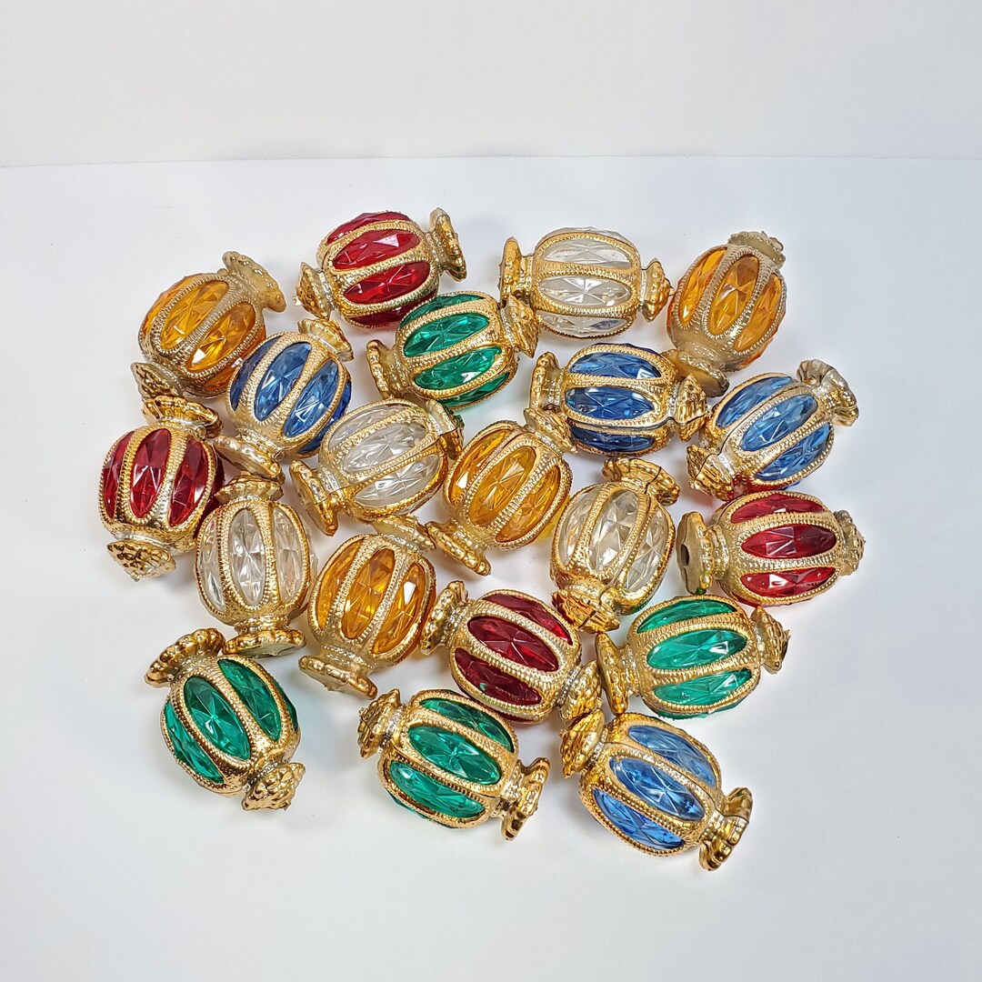 Vintage Christmas Light Covers Set of 20 Multi Colored Etsy