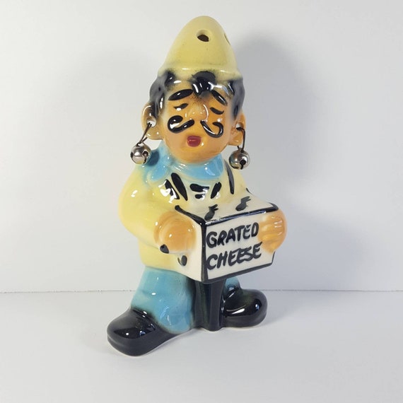 Vintage Shaker Italian Figurine Grated Cheese Shaker Gs Organ Etsy