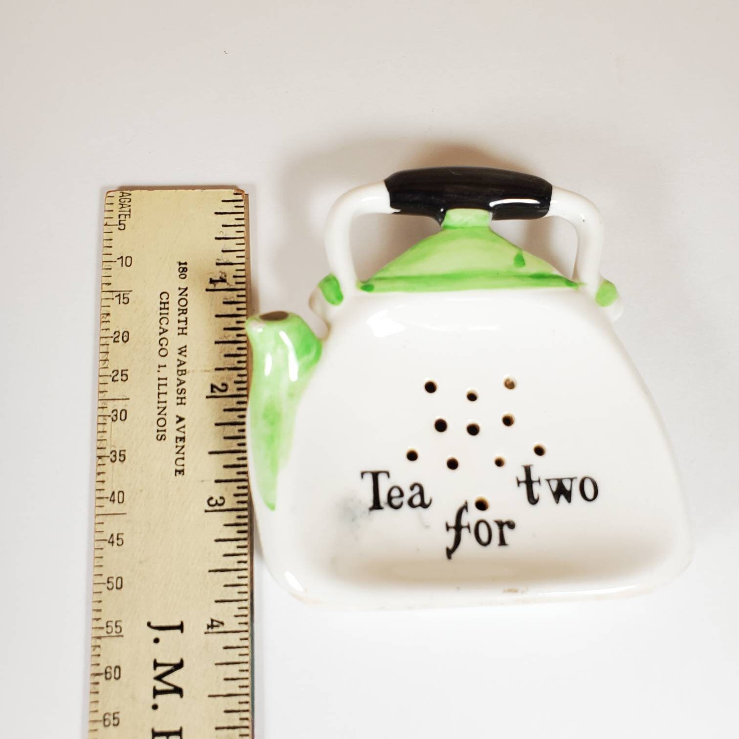 Vintage Tea Bag Holders Set of 4 Ceramic Tea Strainers Kitschy Etsy