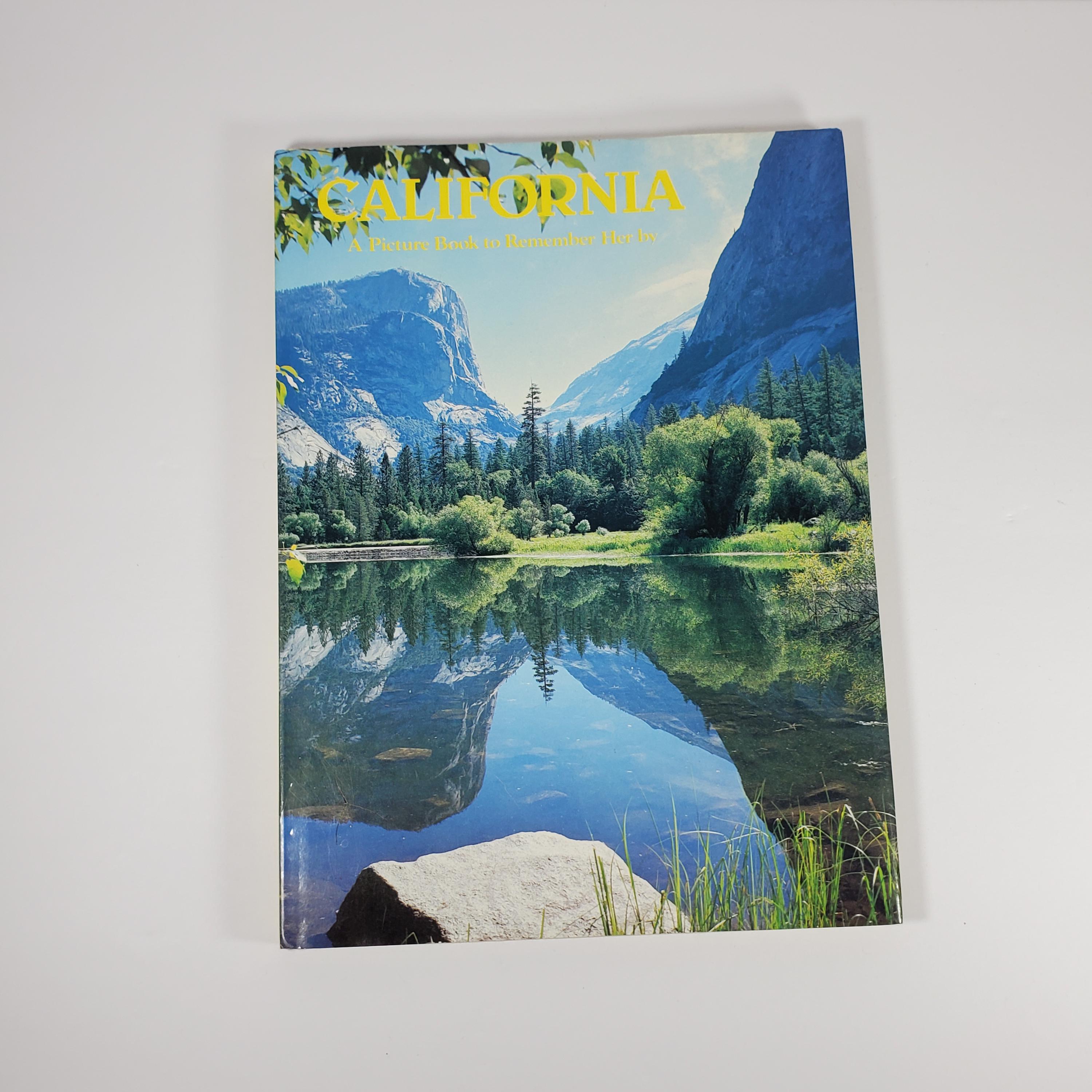 Vintage California Book A Picture Book to Remember Her By 1984 Crescent Book Color Photos California Landscape City Book