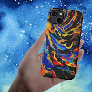 Big Bang iPhone Hülle TOUGH - Original Abstraktes Kunstwerk - für X bis 17ProMax