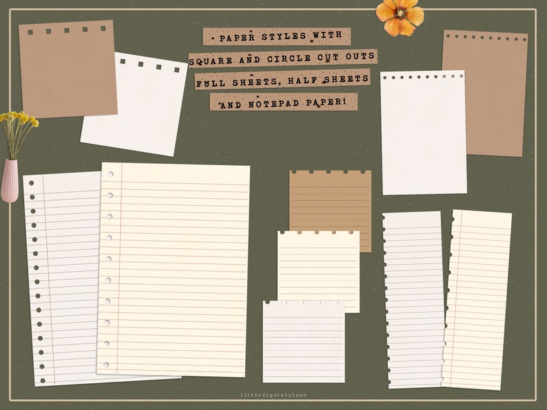 Digital Mood Board Sticker Set Goodnotes Sticker Pack Etsy