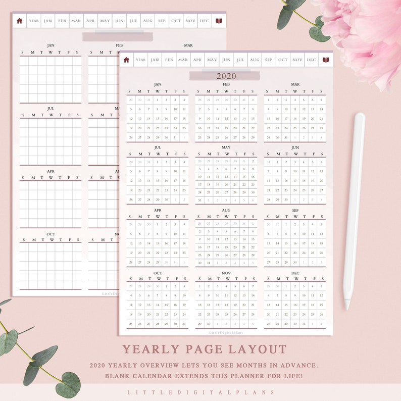 ULTIMATE LIFE PLANNER Undated Digital Planner for Goodnotes Etsy