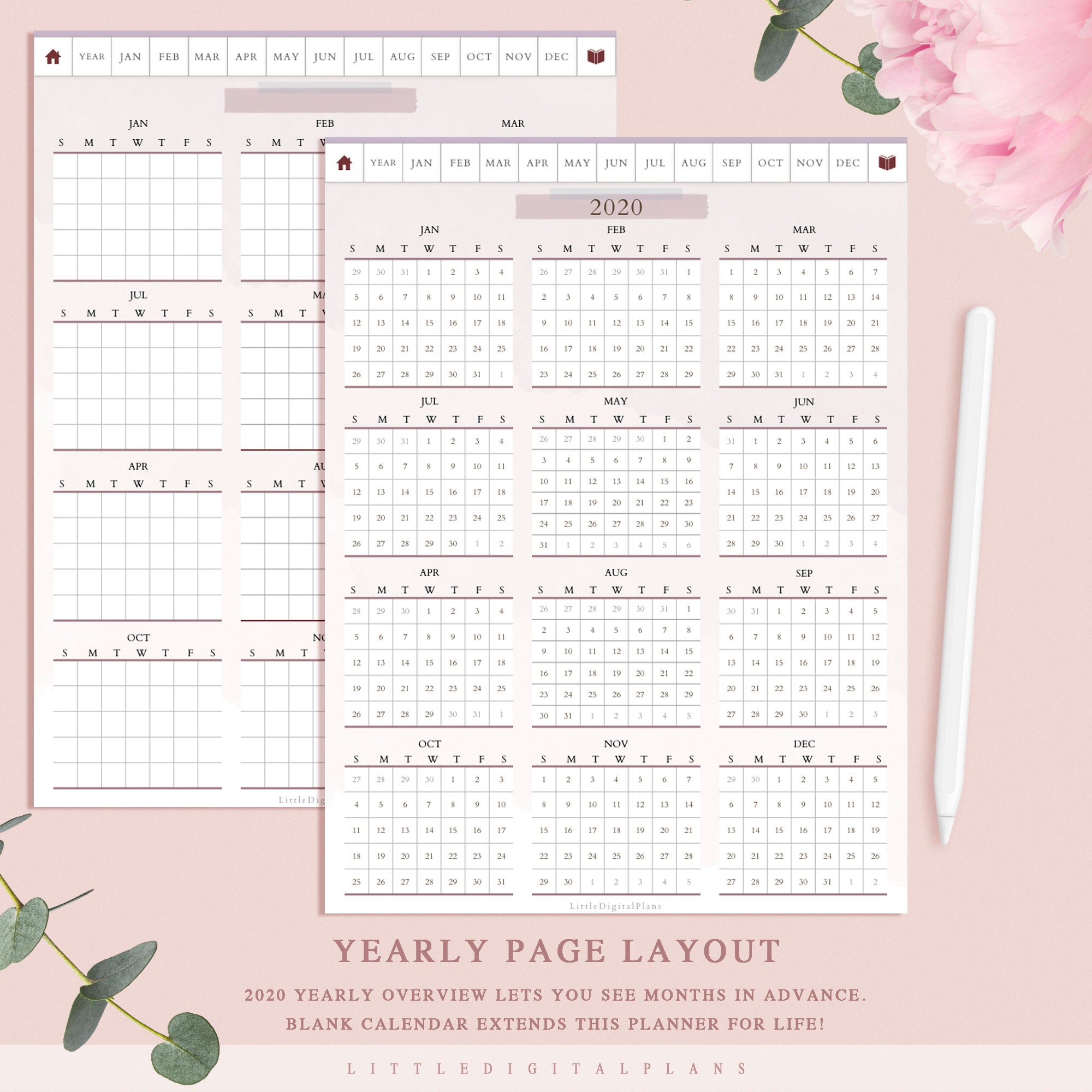 Ultimate Life Planner: Undated Digital Goodnotes Template (PDF) - Etsy