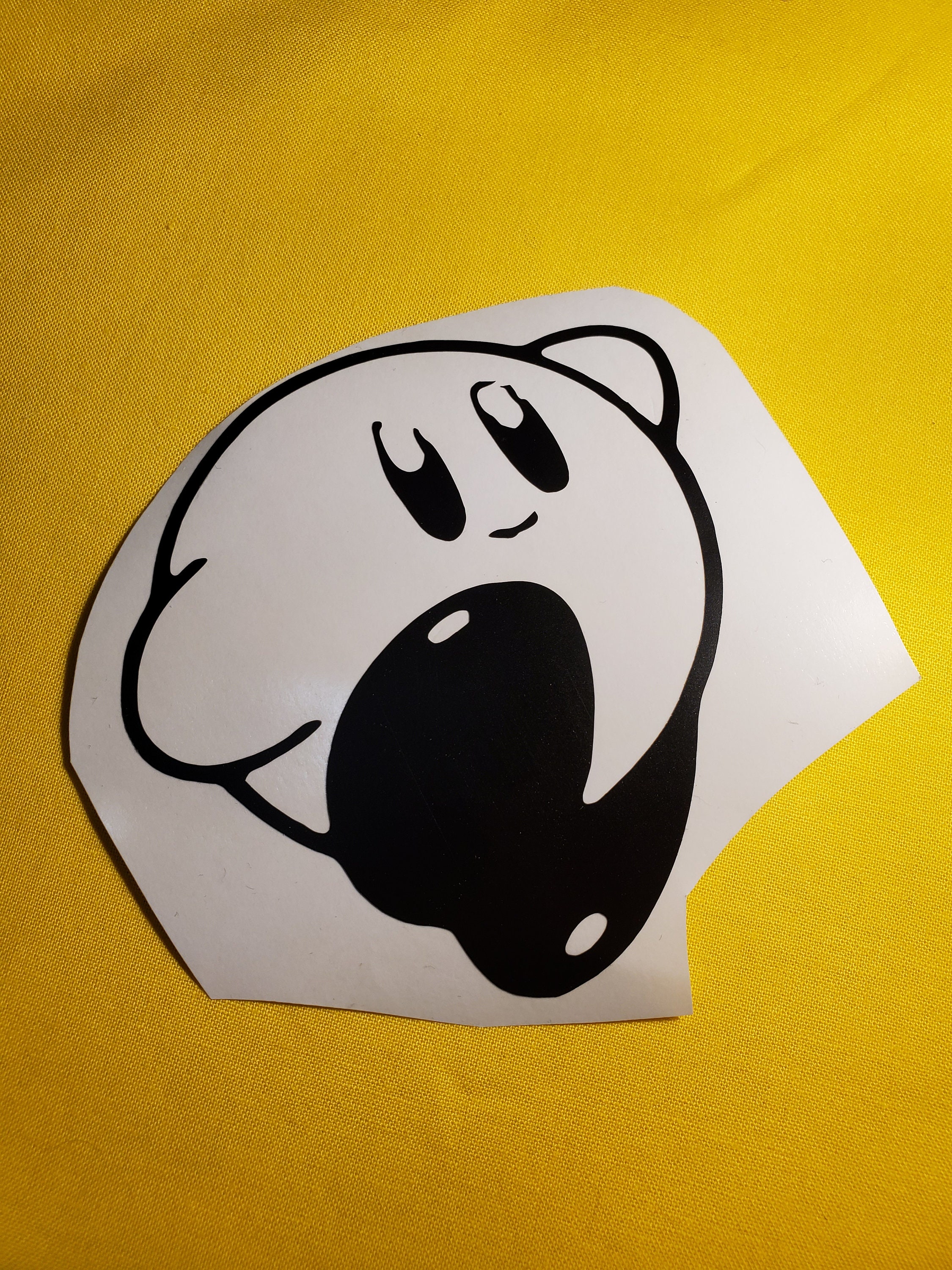Kirby Vinyl Decal Etsy
