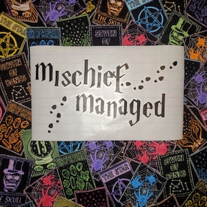 Mischief Managed Vinyl Decal