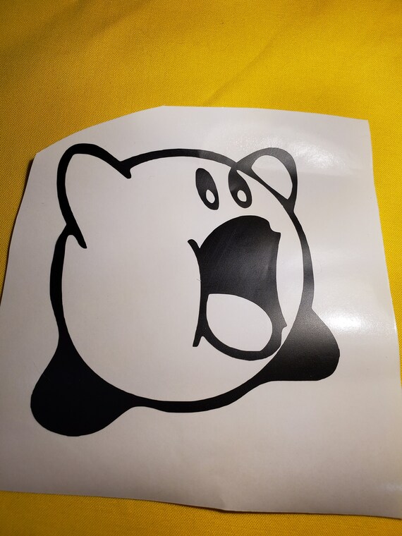 Kirby Vinyl Decal Etsy