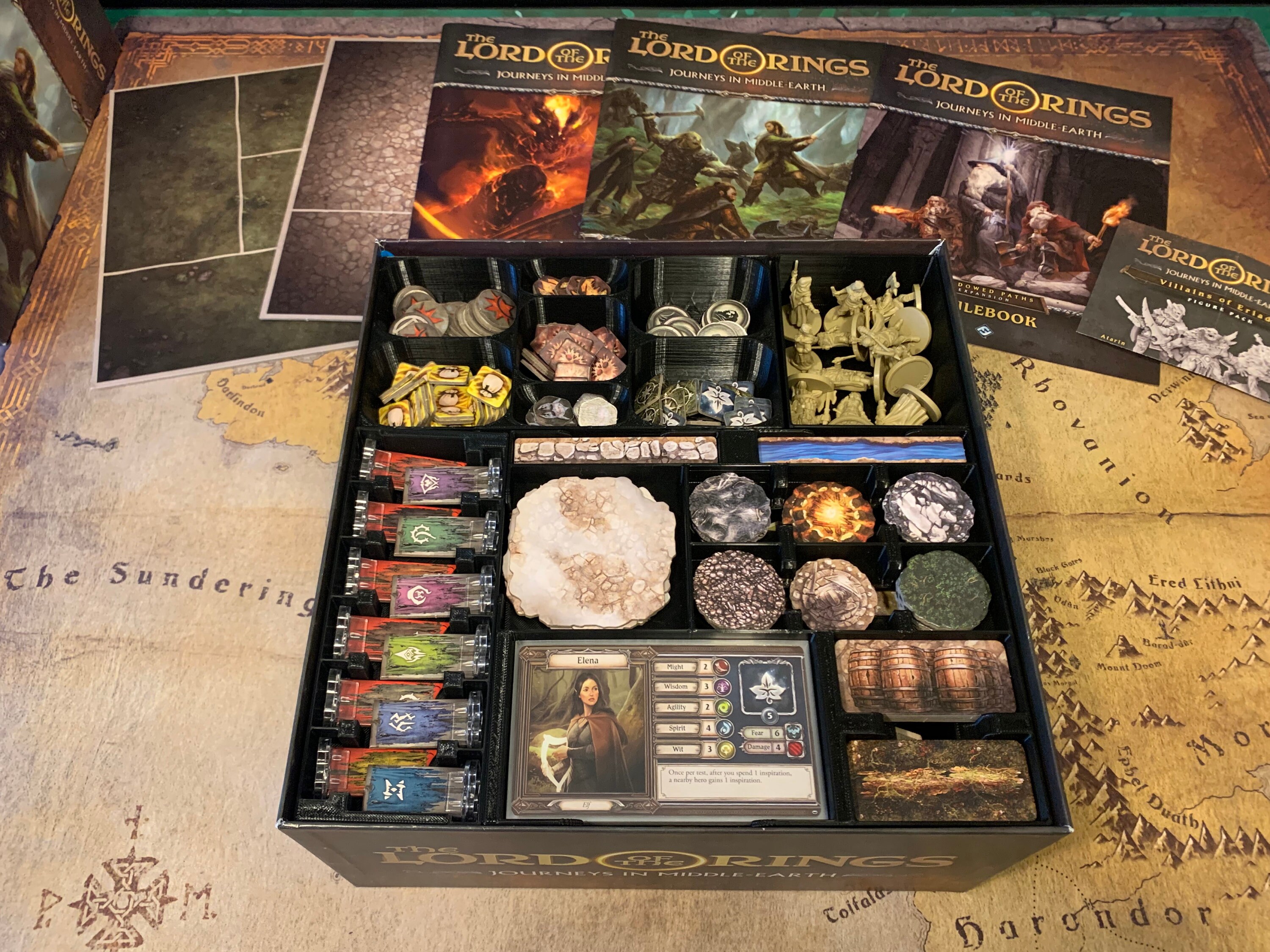 Lord of the Rings Journeys in Middleearth Insert Etsy