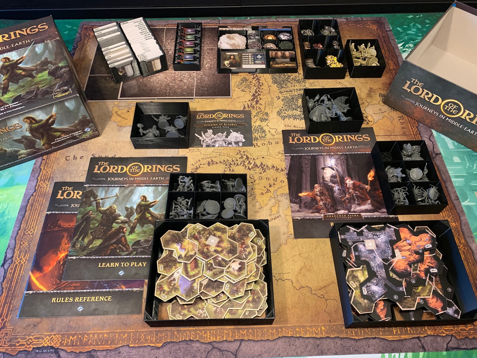 Lord of the Rings Journeys in Middleearth Insert Etsy