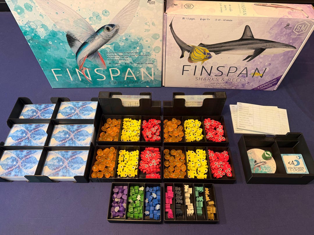 Finspanインサート（全コンテンツ、基本ゲーム、アップグレード