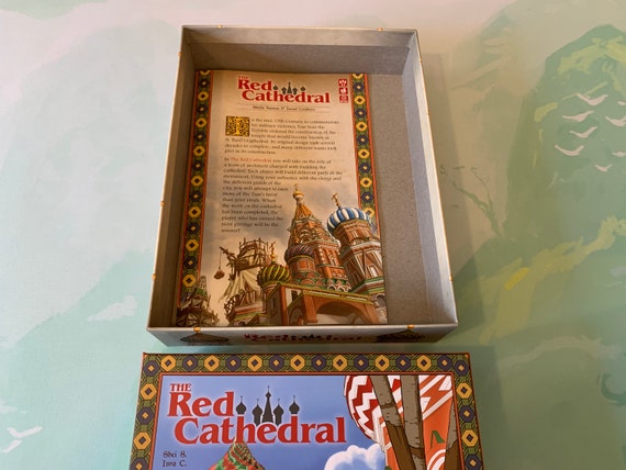 Geweldig Jong Vruchtbaar Rode kathedraal bordspel inzetstuk - Etsy Nederland