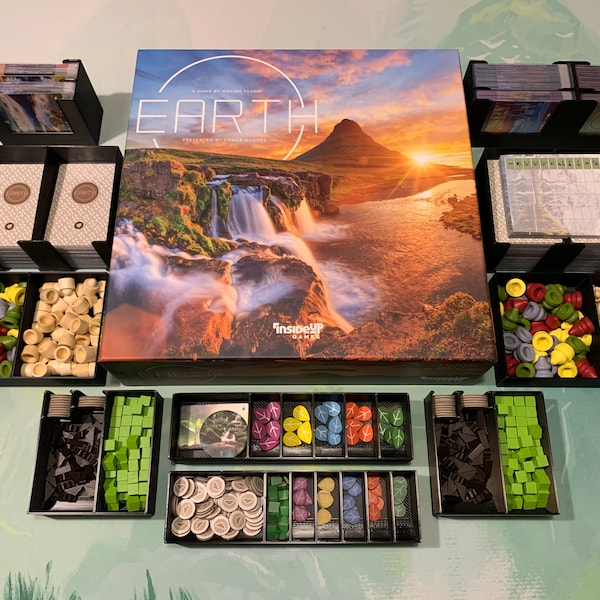 Earth Board Game Insert Etsy