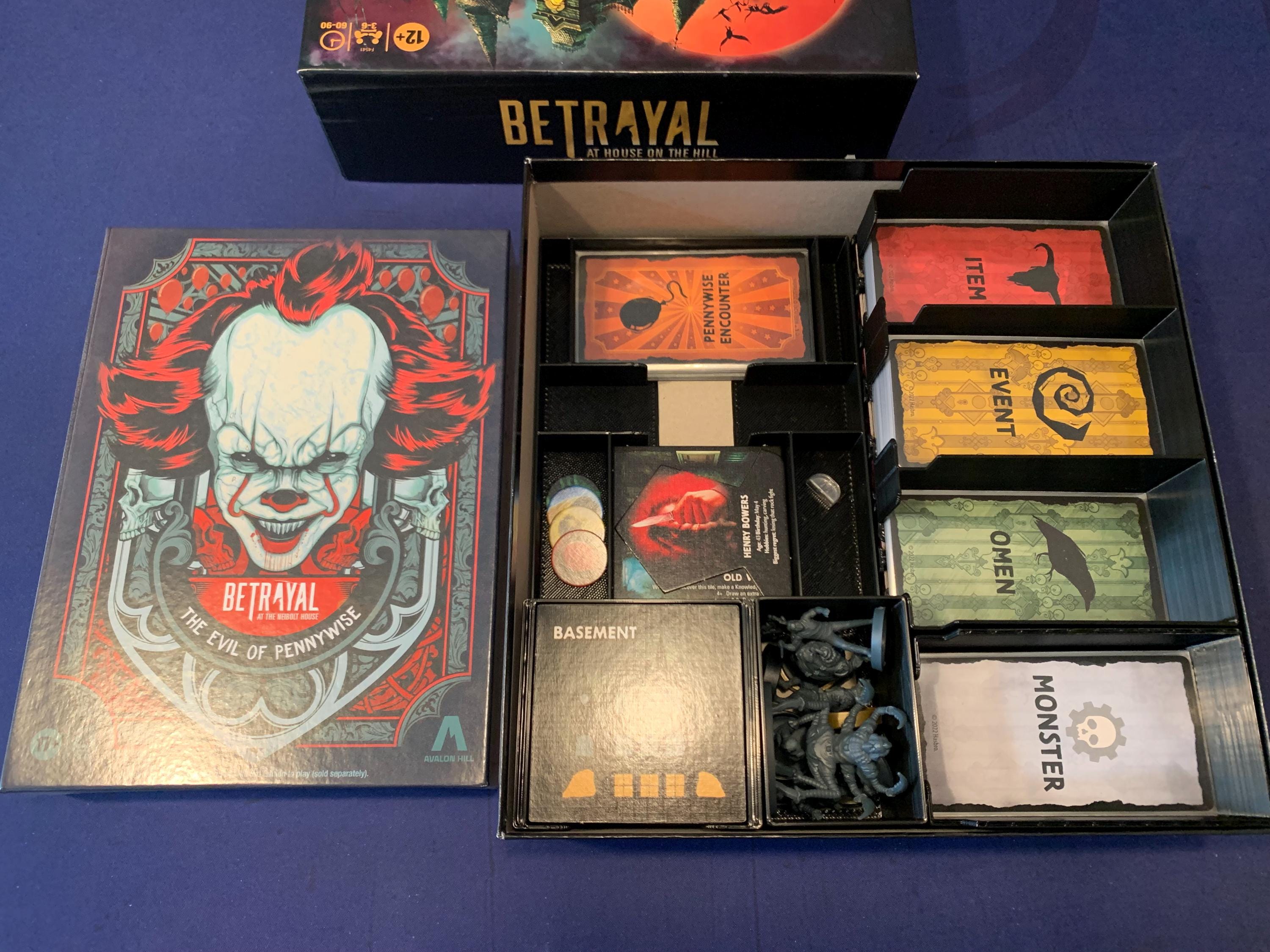 Betrayal at House on the Hill Insert (3rd Edition, All Content
