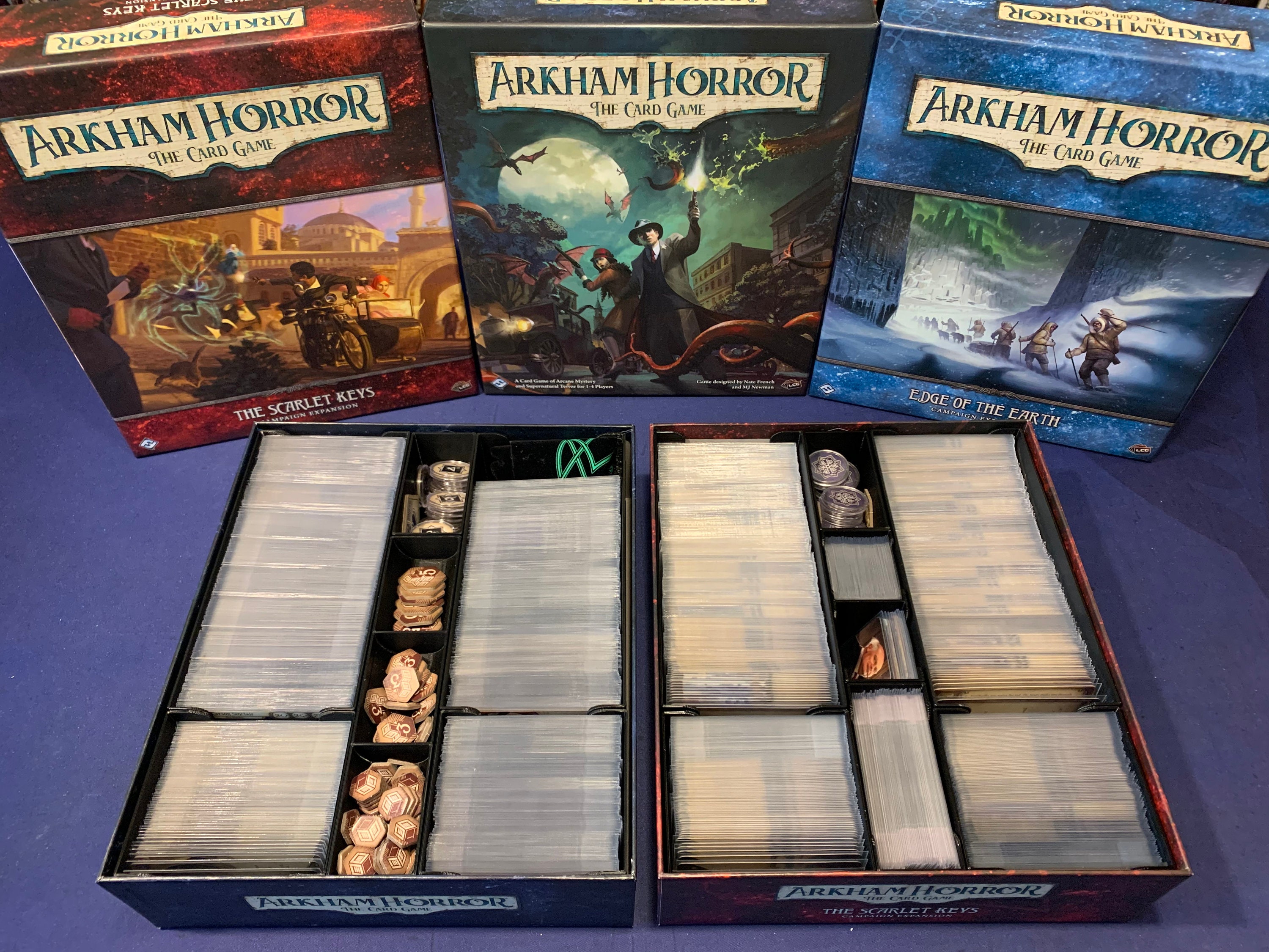 where to buy arkham horror card game Amazon.com: Asmodee Arkham Horror The Card Game The Path to Carcosa  Investigator Expansion main image 0