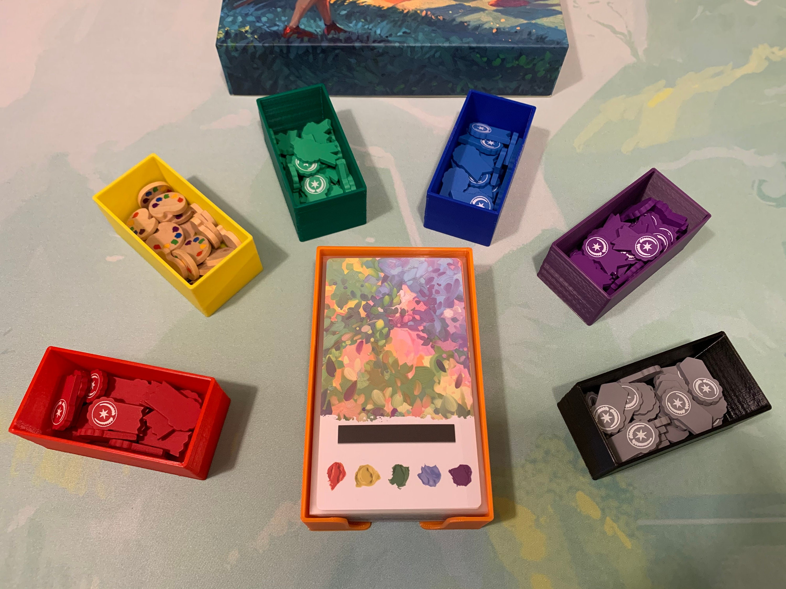 Canvas Board Game Insert Etsy