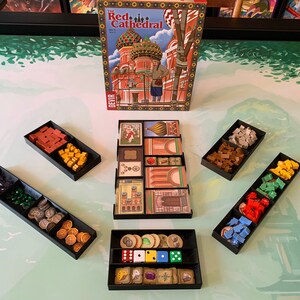 Red Cathedral Board Game Insert