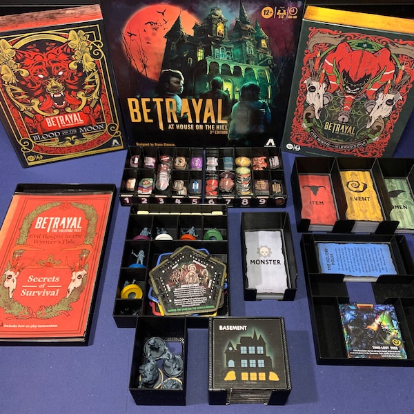 Betrayal at House on the Hill Insert (3rd Edition, All Content)