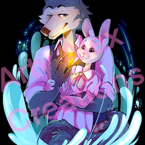 Beastars Haru x Legoshi Print