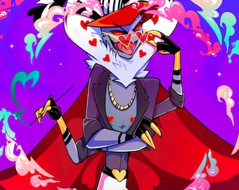 Valentino (horror Reimagining) Hazbin Hotel - Etsy