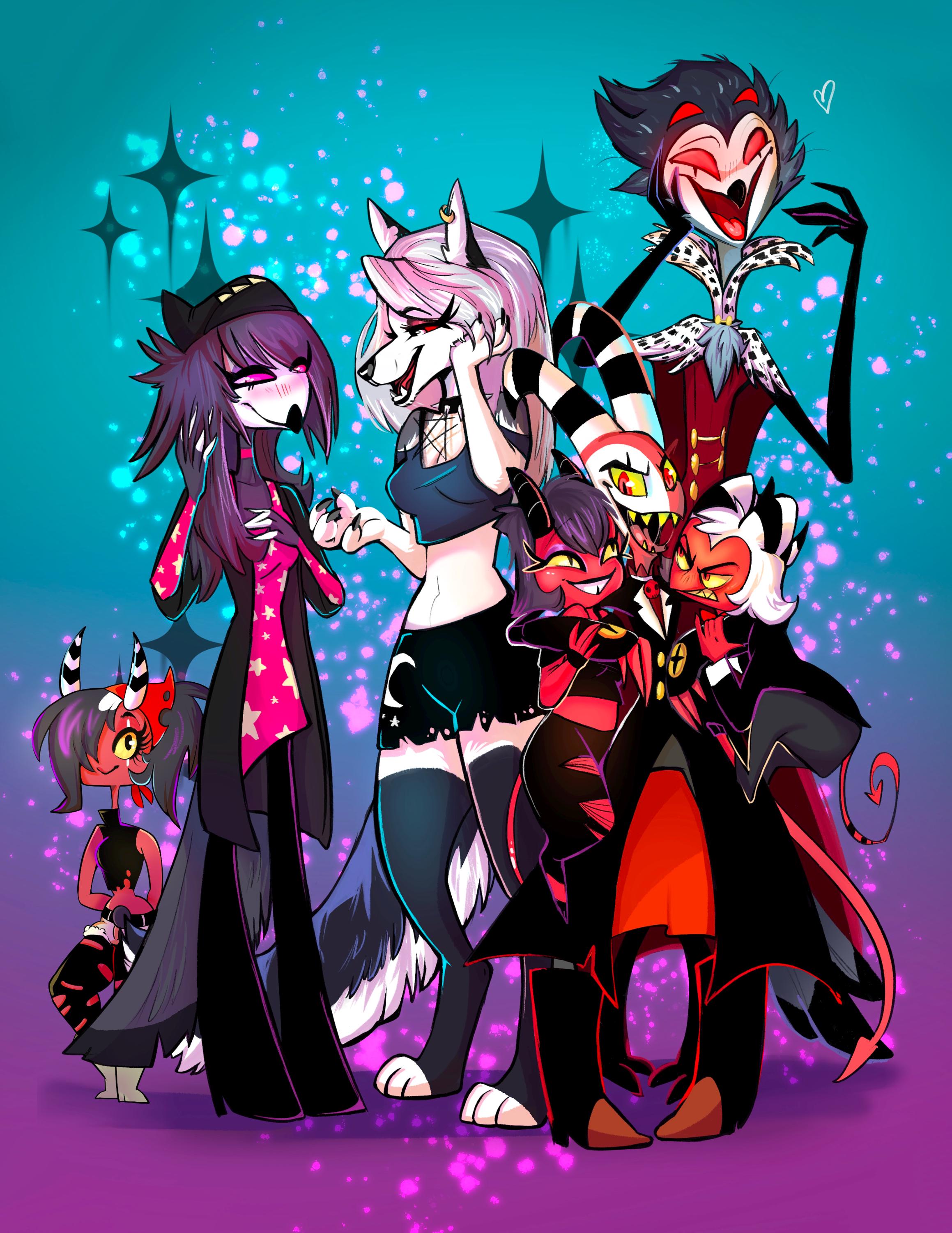 HazbinHtel Helluva Boss ルーナ パーカー Loona Helluvaboss Shirts - Etsy