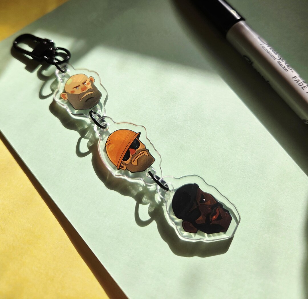 Team Fortress 2 Keychains - Etsy