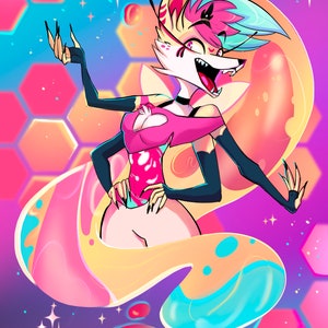 Queen Bee Helluva-verse Print