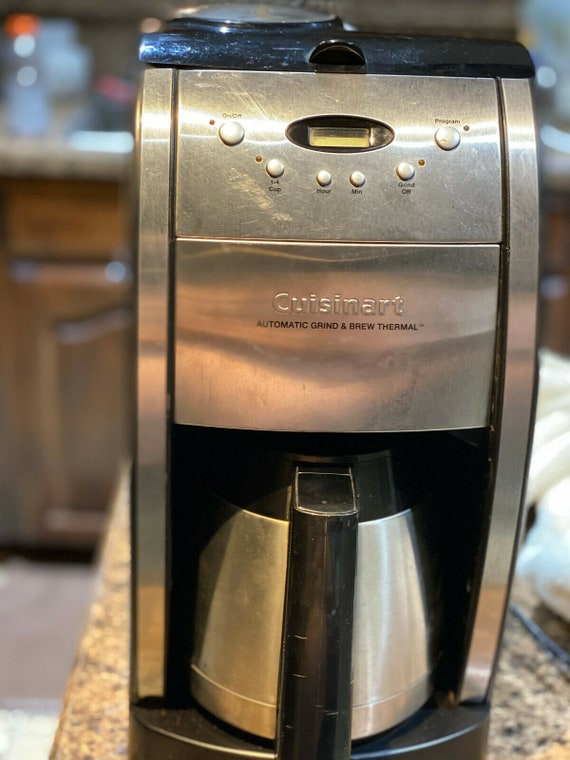 Cuisinart DGB600BC Stainless Auto Grind & Brew THERMAL POT 10 Etsy