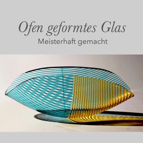 Ofen Geformtes Glas, Meisterhaft gemacht.