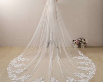 vintage cathedral wedding veils