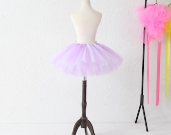 Bridesmaid Tutu Purple and White,Bridal Tutu,Tutu for Toddler,Girls,Adult,Women,Princess Aurora Tutu,Birthday Tutu,Ladies Short Tulle Tutu