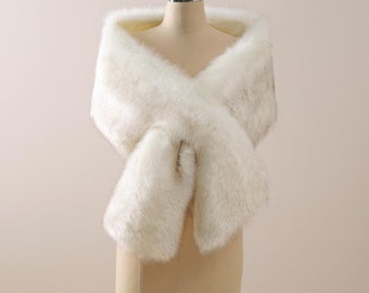 Beige Wedding Wrap Shawl Faux Fur Bolero Ivory Faux Fur Shrug Beige Bridal Fur Wrap Winter Wedding Fur Shawl Bridesmaid Shawls and Wraps