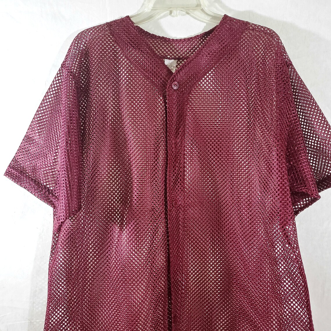 burgundy baseball jersey