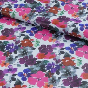 Lamb Skin Leather Flowers Design (%100 Genuine Natural Skin)
