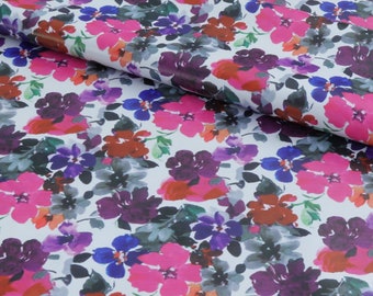 Lamb Skin Leather Flowers Design (%100 Genuine Natural Skin)