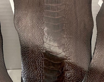 Ostrich Legs Leathers Cigar GL Color G.A