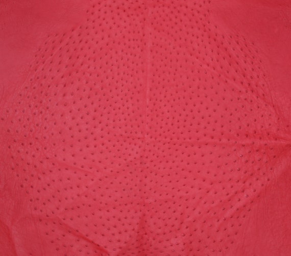 Ostrich Hide Leather Black color /%100 Natural Skin