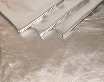Lamb Skin Silver Color (%100 Genuine Natural Skin)