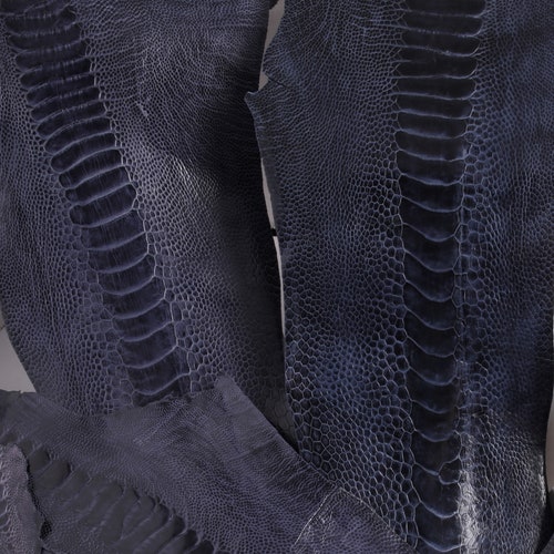 5 Ostrich Legs Leather Midnight Purple GL Color G.B in one bundle shops deal