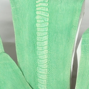 Ostrich Legs Leather Patrizio color Stone Washed Grade A and B