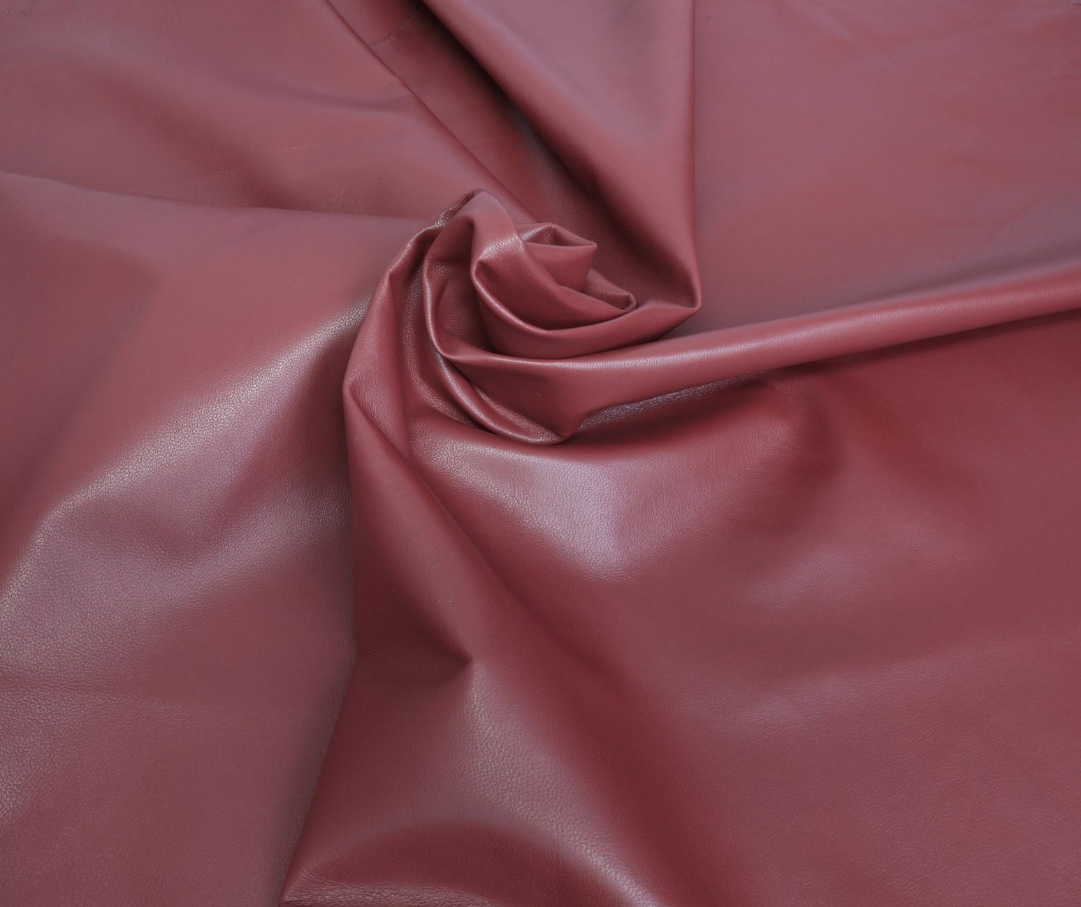 Lamb skin Leather Burgundy Color (%100 Genuine Natural Skin)