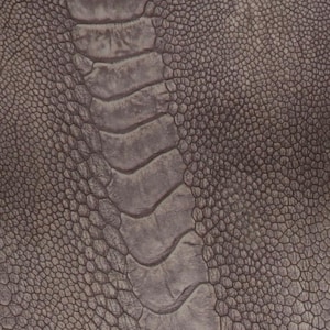 Ostrich Leg Leathers Marron Stone washed  Color