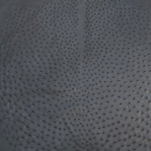 Ostrich Hide Leather slate Blue Color (%100 Genuine Natural skin )
