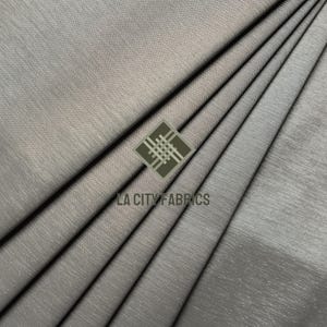 Silver 2 Way Stretch Taffeta Fabric (60” Wide ) By The Yard nylon Spandex Fabric Two tone Taffeta Fabric for prom dress, wedding Dress