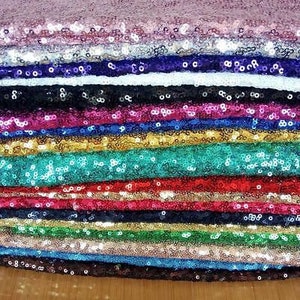 Fabulous Mint/spangle/glitz Sequins Fabric/linens 55 Sold by THE Yard ...
