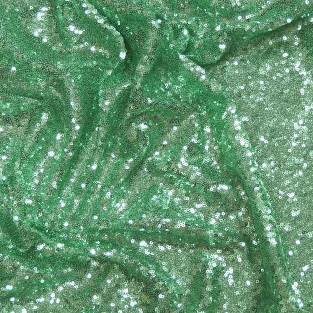Fabulous Mint/spangle/glitz Sequins Fabric/linens 55 Sold by THE Yard ...