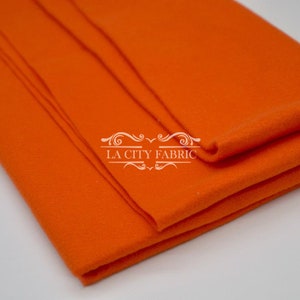 Orange Acrylic Felt Fabric 72&quot; Wide_ Felt Fabric Material Craft Soft Polyester_ Thick Quality Felt Fabric By The Yard_ Felt By The Bolt